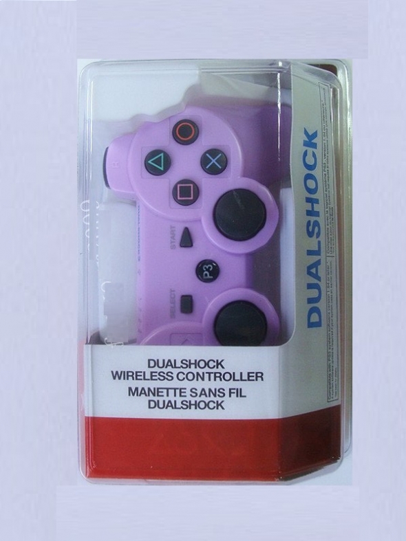 джойстик для Sony PLAYSTATION 3 (сони плейстейшн 3)  Dualshock 3 не оригинал фиолетовый