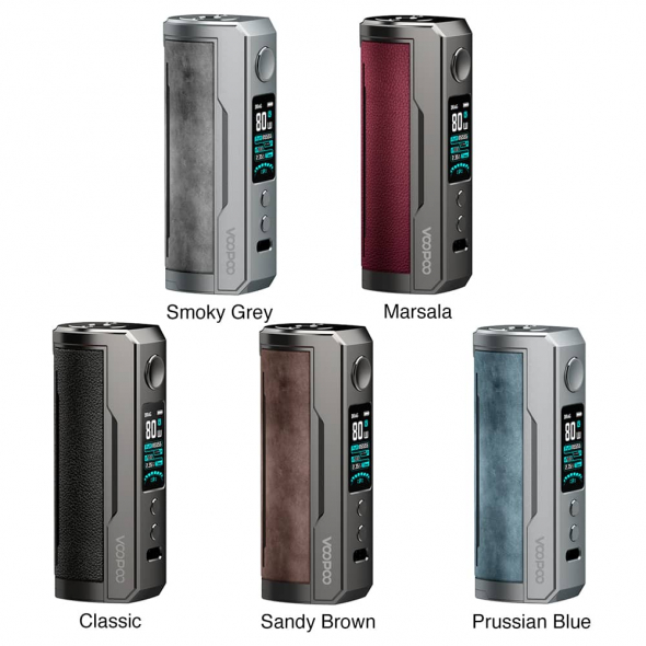 Бокс мод Voopoo Drag X Plus 100W Mod Prussian Blue