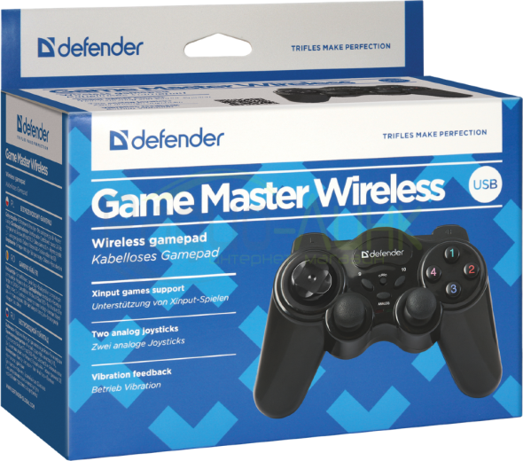 Геймпад DEFENDER Game Master Wireless, беспроводной