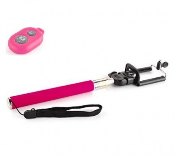 монопод selfie rod with красный