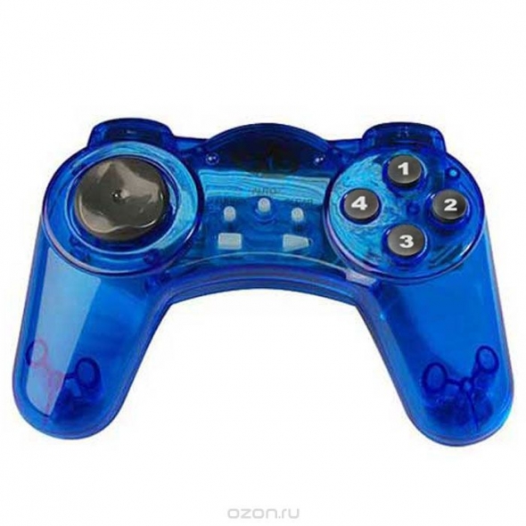 Джойстик  DVTech PC JS19 Gear синий на компьютер ( ПК )