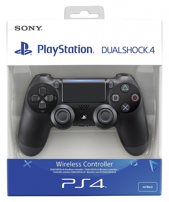 джойстик для Sony PLAYSTATION 4 (сони плейстейшн 4)  Dualshock4 черный оригинал