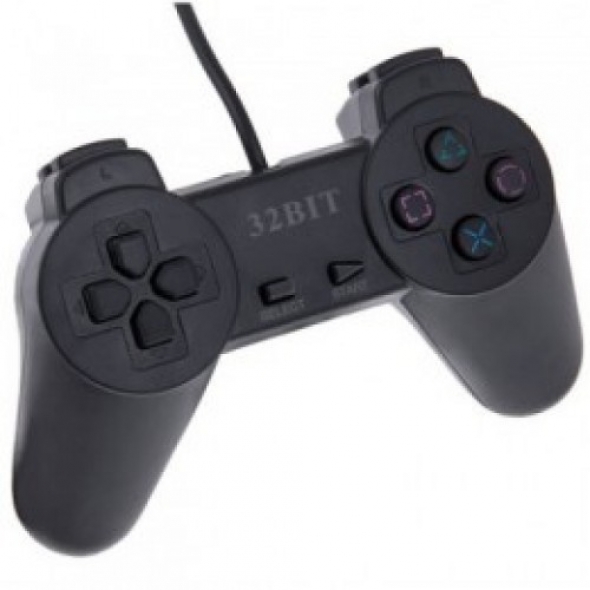 джойстик для Sony PLAYSTATION 1 (сони плейстейшн 1) черный