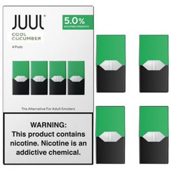 картриджи JUUL  Cool cucumber
