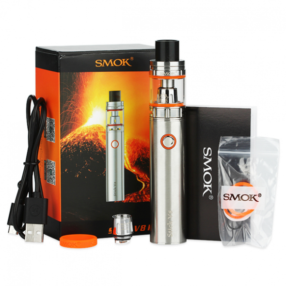 электронная сигарета SMOK Stick V8 сталь (НОВАЯ МОДЕЛЬ !!!) ( оригинал )Вэйп