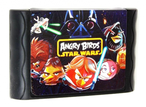 картридж (кассета) на SEGA (сега) angry birds (ангри бертс) star wars
