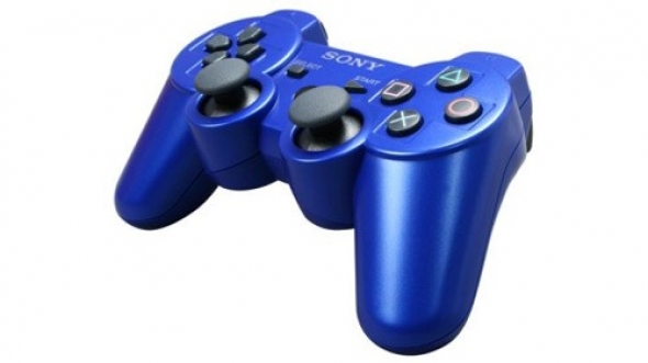 джойстик для Sony PLAYSTATION 3 (сони плейстейшн 3) DUALSHOCK 3  синий