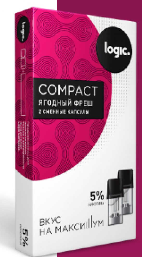 Капсулы Logic Compact ЯГОДНЫЙ ФРЕШ (1.6 мл)
