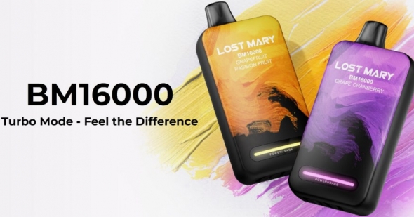 Одноразовая электронная сигарета LOST MARY BM16000 Ежевика Вишня
