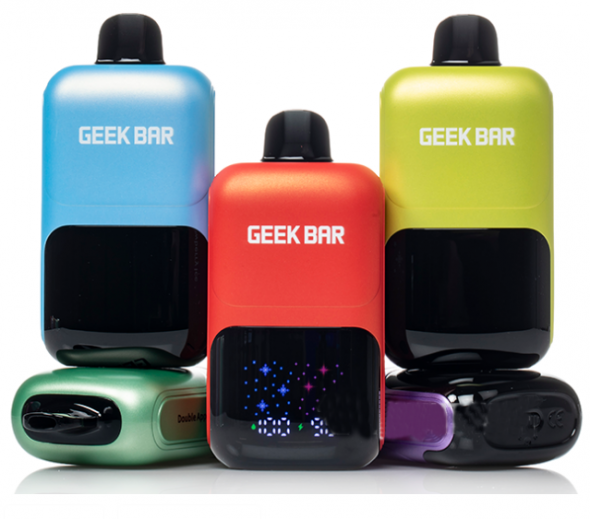 Одноразовая электронная сигарета (одноразка) GEEK BAR 2GO 50000  Кислое яблоко лёд