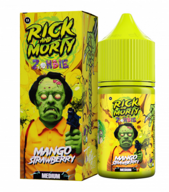жидкость для электронных сигарет Rick and Morty Salt Zombie Манго Клубника 30мл 20 Medium