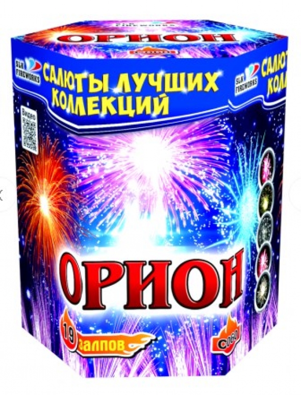 БАТАРЕЯ САЛЮТОВ С060 (1,25" x 19 залпов) Орион салюты фейерверки пиротехника