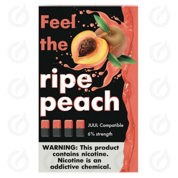 КАРТРИДЖИ FEEL the ripe peach ПОДХОДИТ ДЛЯ JUUL (4 ШТ) 6% 0.7 мл