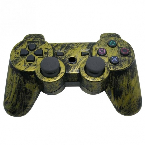джойстик для Sony PLAYSTATION 3 (сони плейстейшн 3)  Dualshock 3 не оригинал,бронза