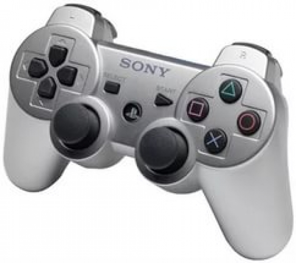 джойстик для Sony PLAYSTATION 3  DUALSHOCK 3 серебро