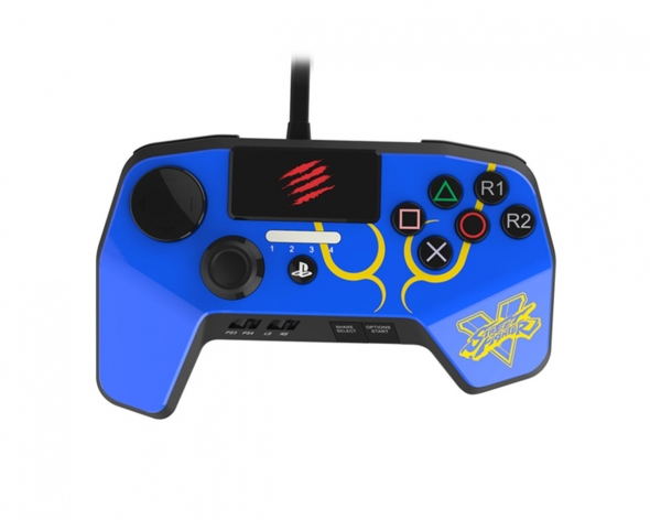 джойстик для Sony PLAYSTATION  3 / Sony PLAYSTATION  4 MadCatz FightPad синий