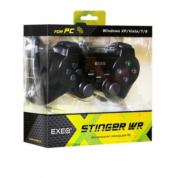 EXEQ (эксео)  Stinger WR джойстик для компьютера (PC) беспроводной