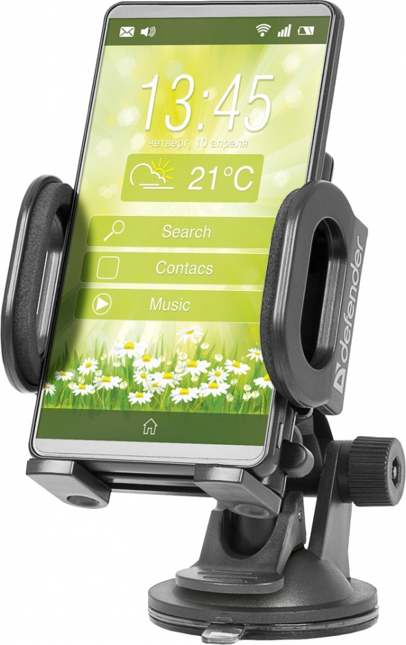 Держатель DEFENDER Car holder 101, на липучке 55-120 мм