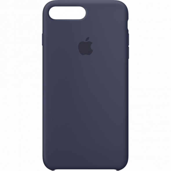 чехол софт тач iPhone 6 4D (темно-синий)