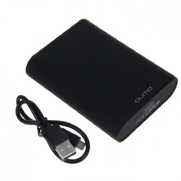 резервная батарея  power bank  QUMO 10400 mah