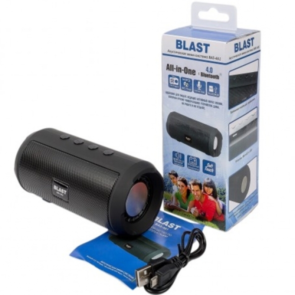 беспроводная mp3 колонка BLAST BAS-461, черный