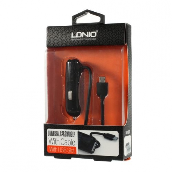 зарядка   LDNIO AЗУ  2.1A (DL-C-25) + Micro usb