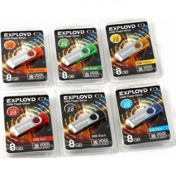 Флеш-накопитель USB  64GB  Exployd 530