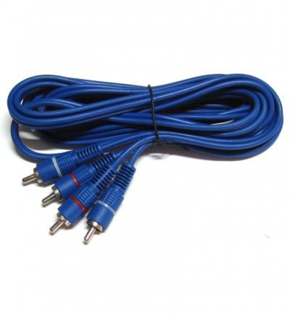 шнур 2х2 RCA 1.5 м Rexant