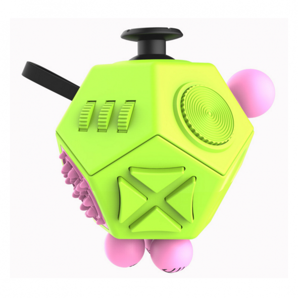 игрушка антистресс кубик-Fidget cube advance зеленый
