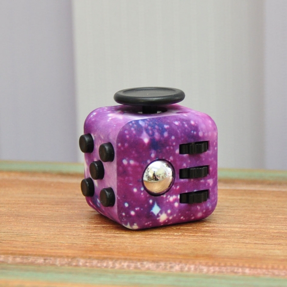 игрушка антистресс кубик-Fidget cube космос