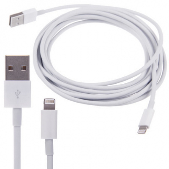кабель для IPHONE 5  на катушке 3 м