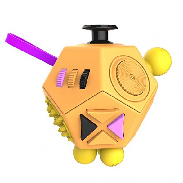 игрушка антистресс кубик-Fidget cube advance оранжевый