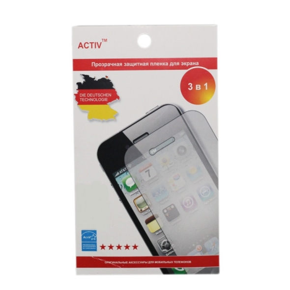 набор прозрачных пленок activ 3 в 1 для iPhone 6+
