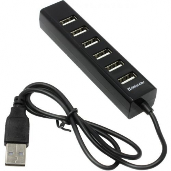HUB DEFENDER QUADRO SWIFT USB2.0, 7 портов