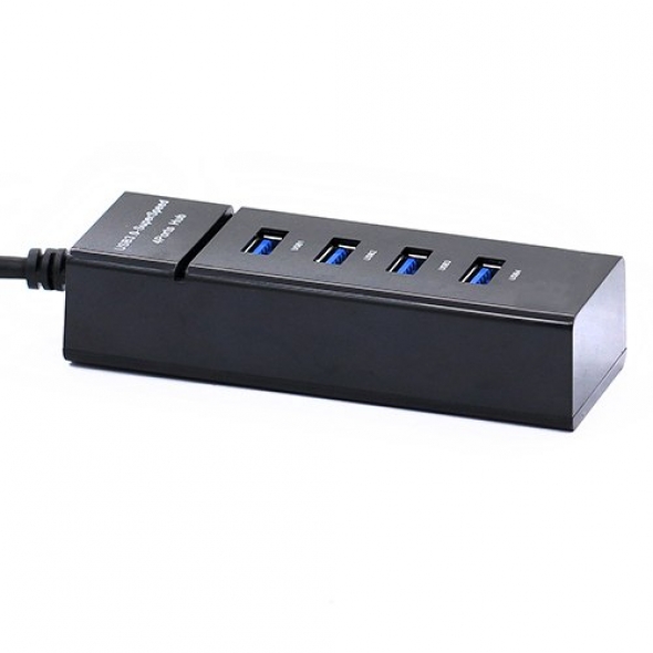 USB 2.0 HUB 4 ports 0.5 m black