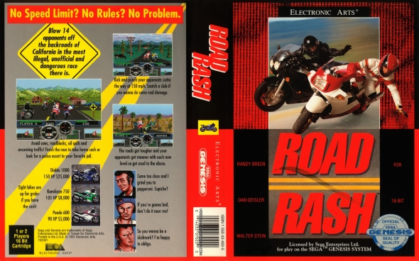 картридж (каcсета) на SEGA (сега) Road rush (род раш)