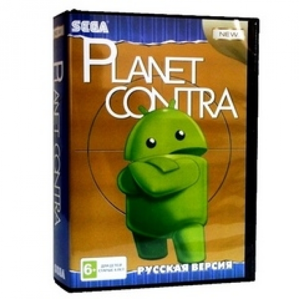 картридж (кассета) на SEGA (сега) planet contra (пленет контра)