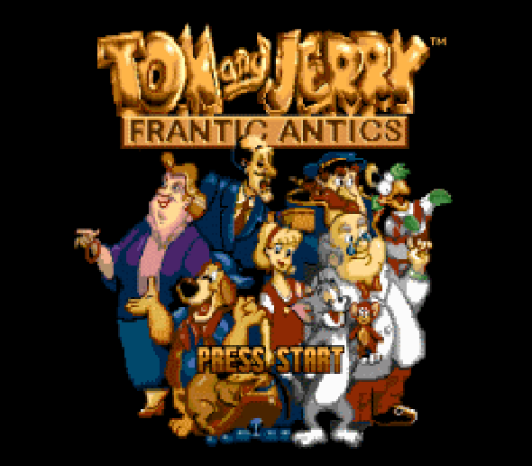 картридж (касcета) на SEGA (сега) tom and jerry frantic antics