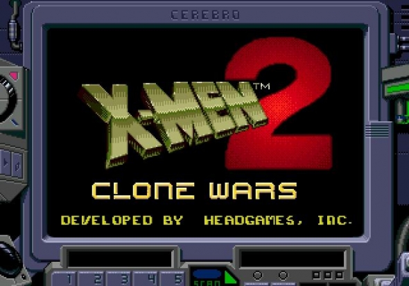 картридж (кассета) на SEGA (сега) X-men 2 clone wars