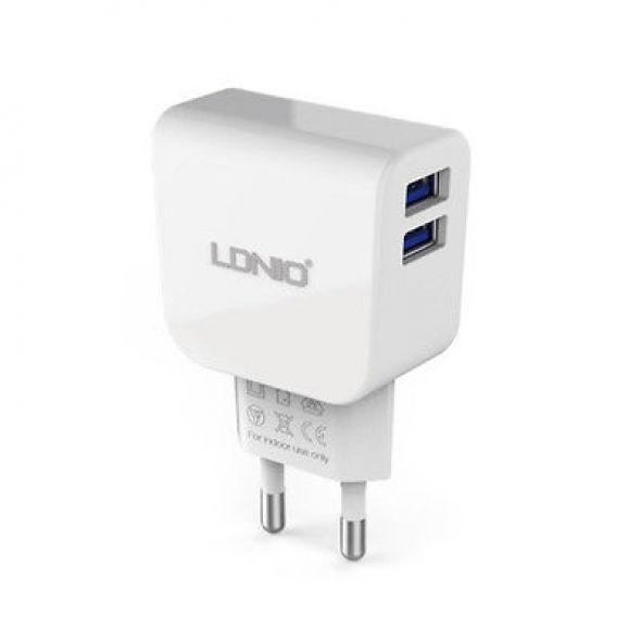 кабель LDNIO CЗУ 2USB 2.1А+кабель