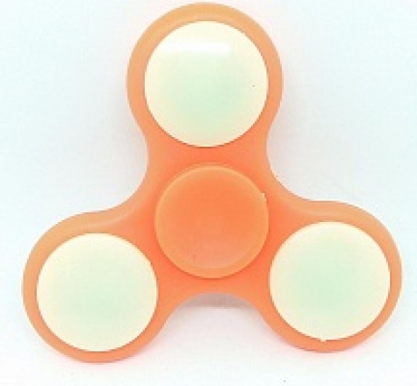 Spinner ( Спиннер ) антистресс Led (с подсветкой из светодиодов) оранжевый