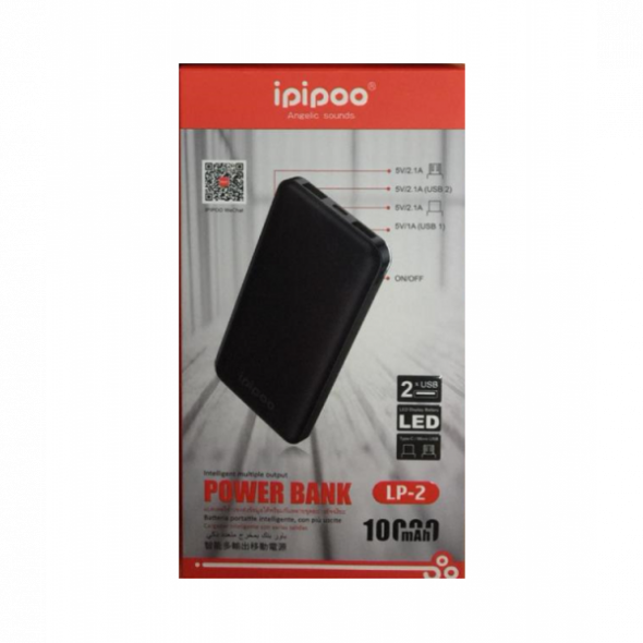 резервная батарея Power bank 10000 mAh IPIPOO  LP-2