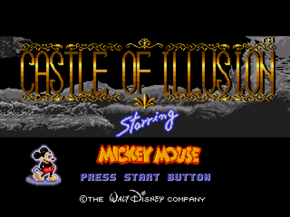 картридж (кассета) на SEGA (сега) Сaste of illusion . Mickey mause (микки маус)
