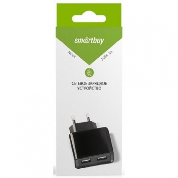 сетевое зу Smartbuy Nova 3 A черная