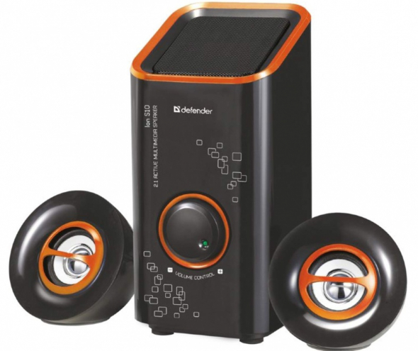 Активная система DEFENDER Ion S10, чёрная