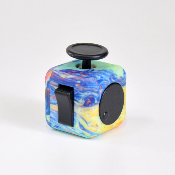игрушка антистресс кубик-Fidget cube разноцветный