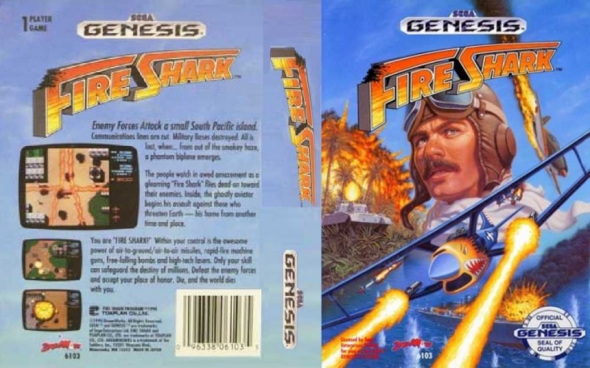 картридж (кассета) на SEGA (сега)  Fire Shark (самолеты)