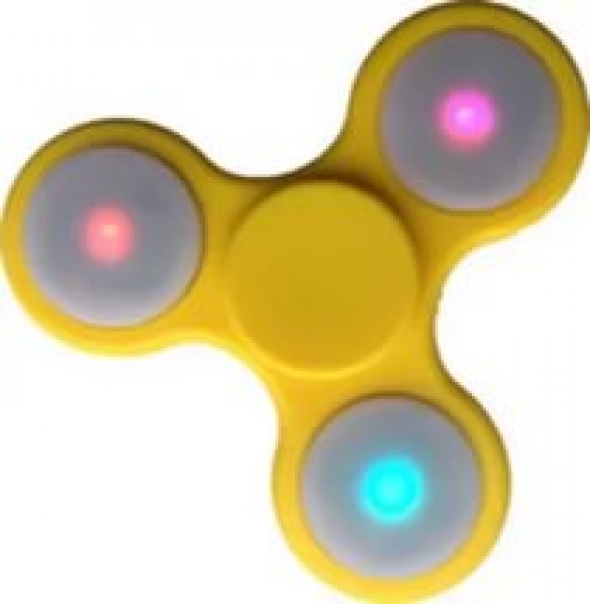 Spinner ( Спиннер ) светящийся антистресс желтый