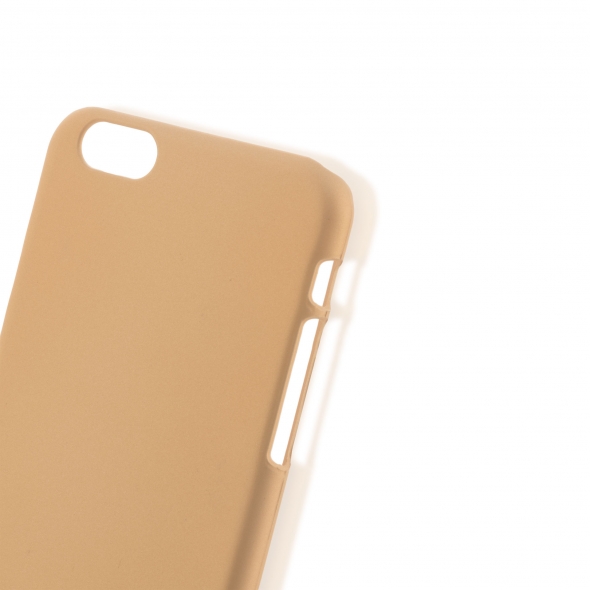 чехол софт тач iPhone 6 4D (золотой)