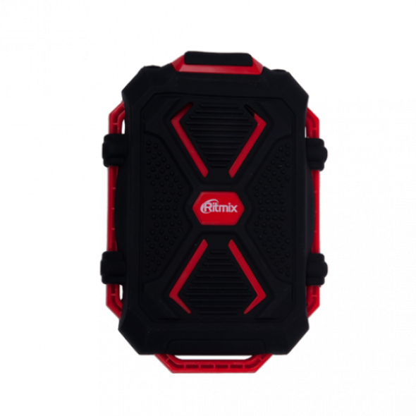 резервная батарея ЗУ Ritmix RPB-10407LST 10400 mAh  черный/красный
